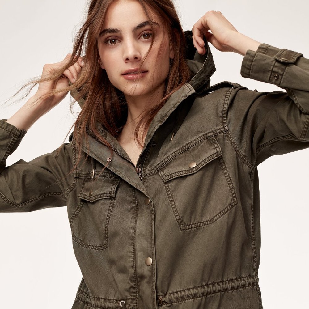 Aritzia Talula Army Green Jacket (Small)